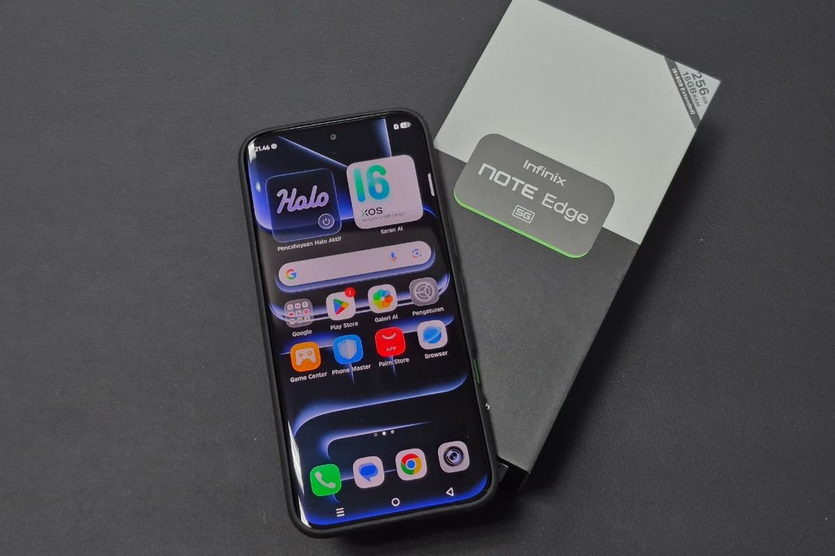 Kesan Pertama Infinix Note Edge: Desain Tipis, Melengkung, dan Terasa Mewah